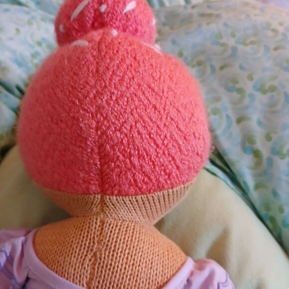 Pillowfort Knit Mermaid Plush 16” Decorative Pillow Toy Doll Kids Room Decor - Picture 5 of 8